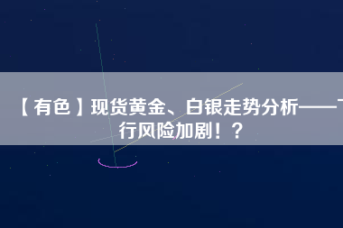 【有色】現(xiàn)貨黃金、白銀走勢(shì)分析——下行風(fēng)險(xiǎn)加?。?？